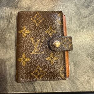 Louis Vuitton Brown and Gold Monogram Card Holder